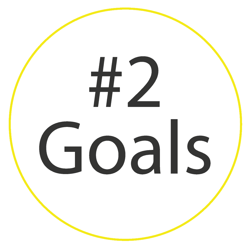 Goals are one of the three dimensions we use in our buyer persona example