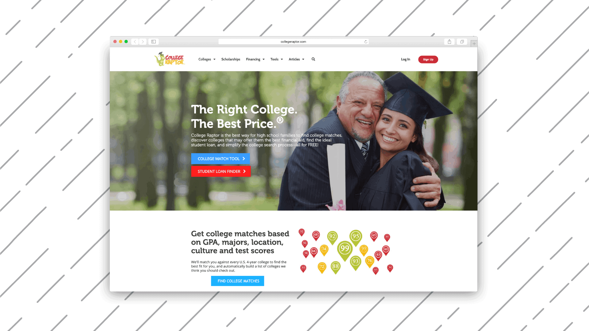 College-Raptor-Hero SaaS Content Marketing Case Study