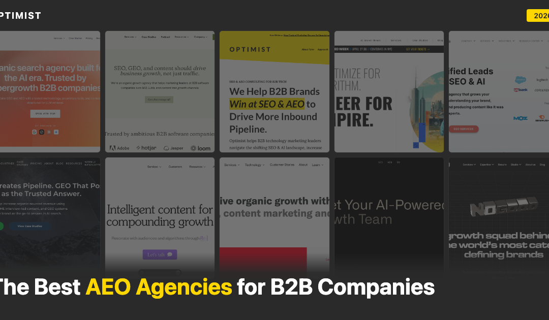 The Best AEO Agencies for Growing AI Visibility & Revenue (2026)
