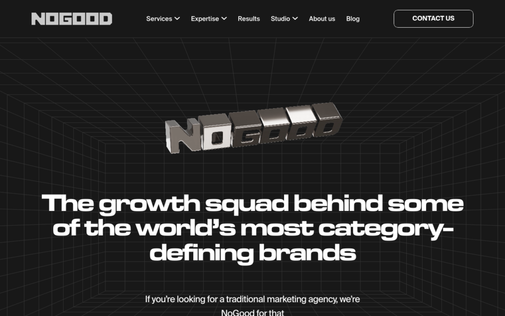 Screenshot of nogood.io