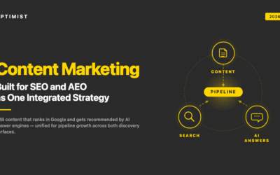 Content Marketing for SEO and AEO: How to Build One Strategy That Drives Pipeline Across Both
