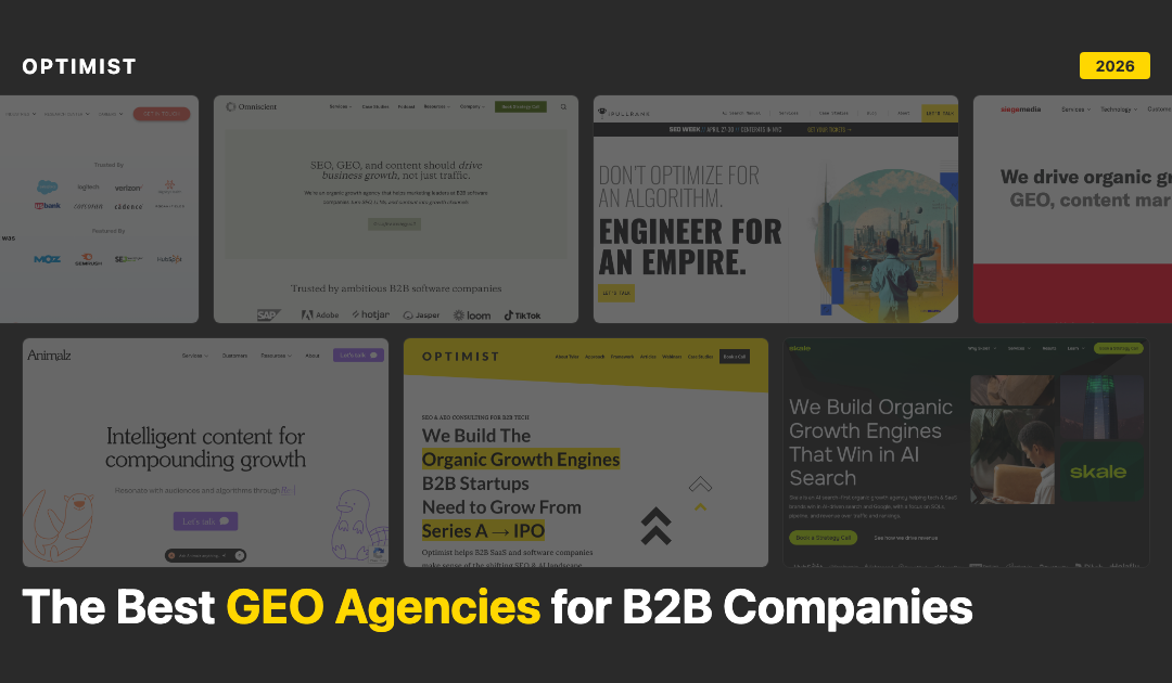 The 7 Best GEO Agencies Driving Real Revenue from AI in 2026